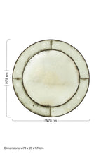 Riza Bubble Effect Convex Wall Mirror