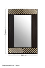 Black Wall Mirror | Boho