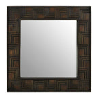Mango Wood Square Wall Mirror | Surat