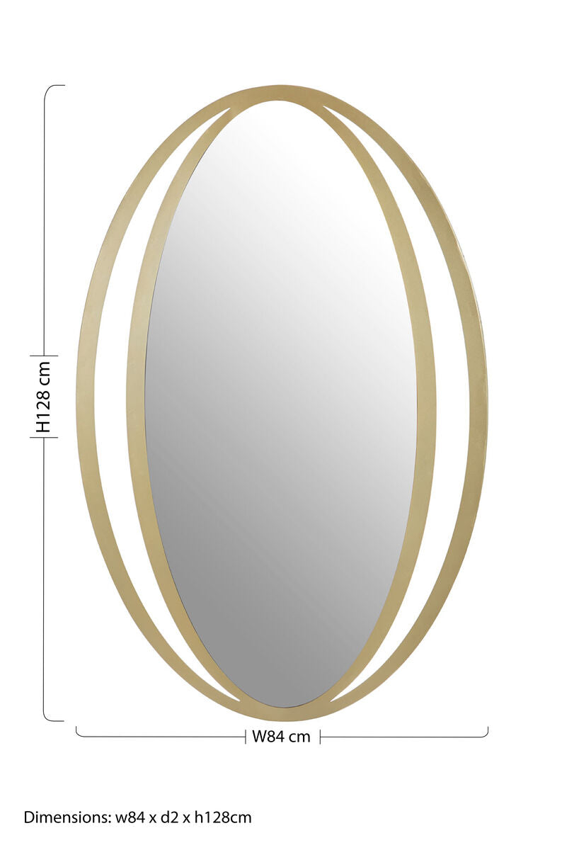 Double Ring Design Wall Mirror | Trento