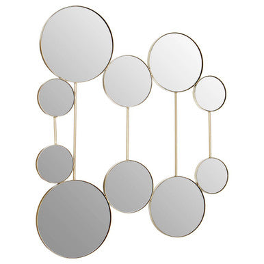 Wall Mirror with Gold Finish Frame | Trento