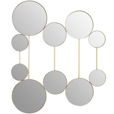 Wall Mirror with Gold Finish Frame | Trento