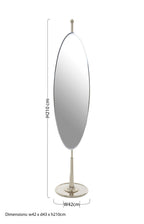 Oval Mirror | Kensington Townhouse