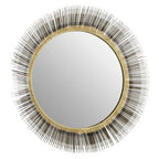 Brass Finish Wall Mirror | Templar