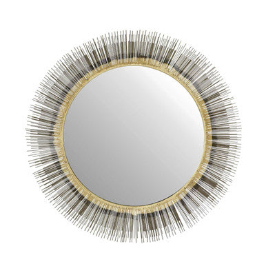 Brass Finish Wall Mirror | Templar