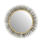 Brass Finish Wall Mirror | Templar