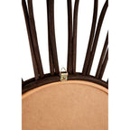 Rattan Black Circular Wall Mirror | Batu
