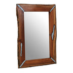 Acacia Wood Wall Mirror | Almora