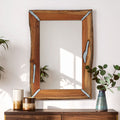 Acacia Wood Wall Mirror | Almora