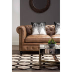 Copper Finish Round Wall Mirror | Akola