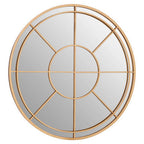 Gold Finish Round Wall Mirror | Beauly