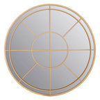 Gold Finish Round Wall Mirror | Beauly