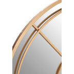 Gold Finish Round Wall Mirror | Beauly