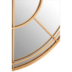 Gold Finish Round Wall Mirror | Beauly