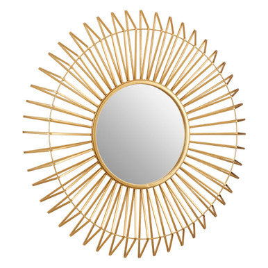 Round Gold Wall Mirror | Beauly