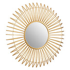 Round Gold Wall Mirror | Beauly