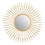 Round Gold Wall Mirror | Beauly