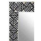 Black and Mother of Pearl Wall Mirror | Fusion