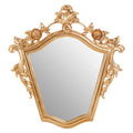 Gold Finish Tapered Wall Mirror | Marseille