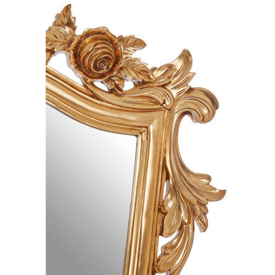 Gold Finish Tapered Wall Mirror | Marseille