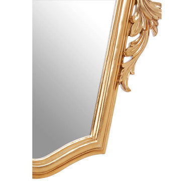 Gold Finish Tapered Wall Mirror | Marseille