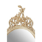 Marseille Champagne Finish Round Wall Mirror