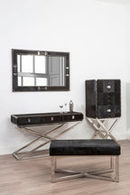 Kensington Townhouse Leather Frame Mirror