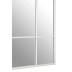 Matt White Window Pane Wall Mirror | Claren