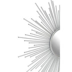 Cristal Silver Finish Wall Mirror