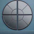 Round Window Pane Wall Mirror | Cosma