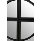 Round Window Pane Wall Mirror | Cosma