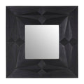 Black Finish Square Wall Mirror | Sabari