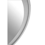 Illuminated LED Silver Round Mirror | Avelino