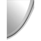 Illuminated LED Silver Oval Mirror | Avelino