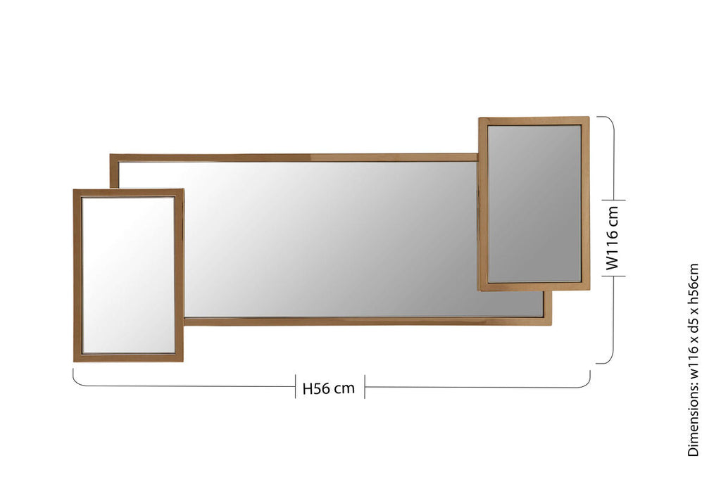 Gold Frame Wall Mirror | Oria