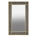 Grey Shagreen Effect Wall Mirror | Deskey