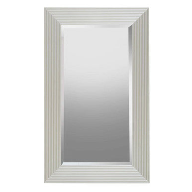 Duvali Bevelled Edge Champagne Silver Wall Mirror