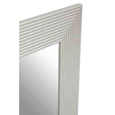 Duvali Bevelled Edge Champagne Silver Wall Mirror