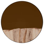 Petrified Wood Tile Small Round Mirror | Relic