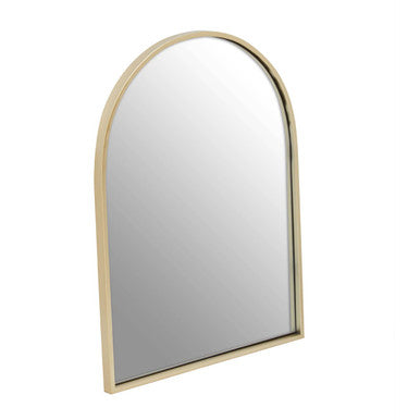 Gold Finish Arched Wall Mirror | Trento