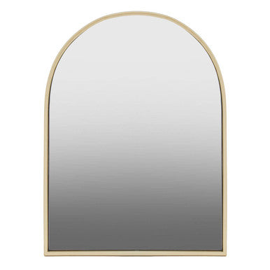 Gold Finish Arched Wall Mirror | Trento