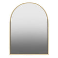 Gold Finish Arched Wall Mirror | Trento