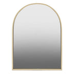 Gold Finish Arched Wall Mirror | Trento