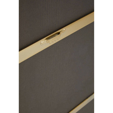 Gold Finish Arched Wall Mirror | Trento