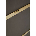 Gold Finish Arched Wall Mirror | Trento
