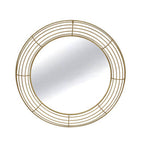 Antique Gold Round Wall Mirror | Trento