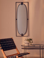 Black Rectangular Wall Mirror | Trento