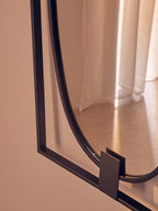 Black Rectangular Wall Mirror | Trento