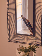Wall Mirror with Black Metal Frame | Trento