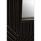Black Finish Wall Mirror | Jakara